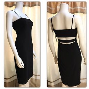 NWT Lulus Black Sexy Slip Dress